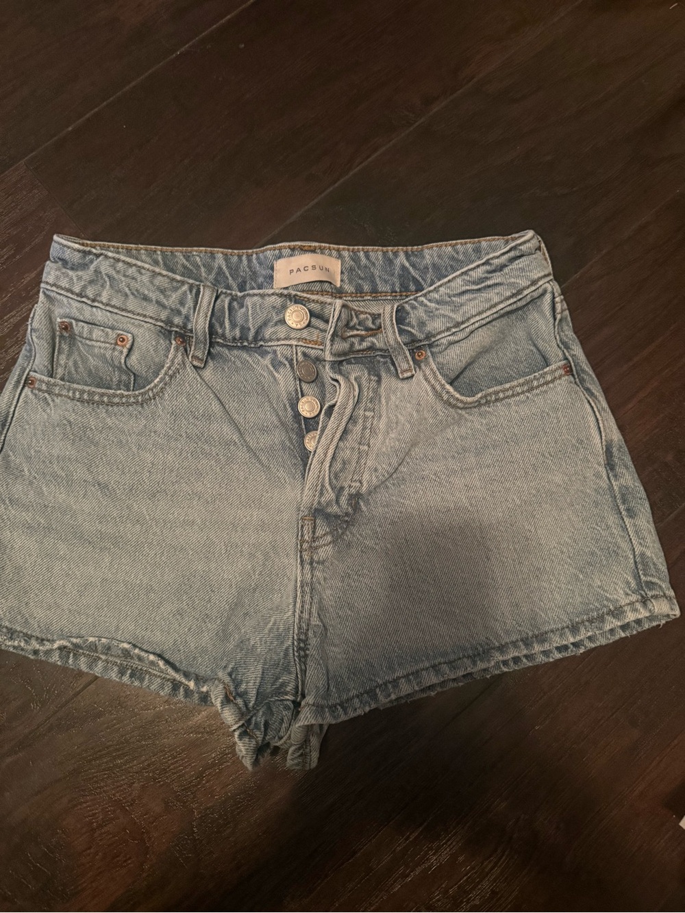 High rise festival jean shorts 25’